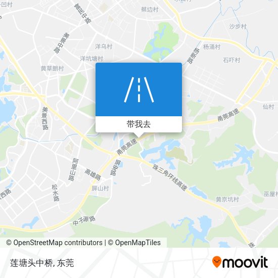 莲塘头中桥地图