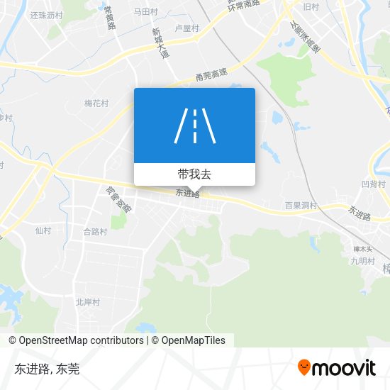 东进路地图
