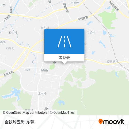 金钱岭五街地图