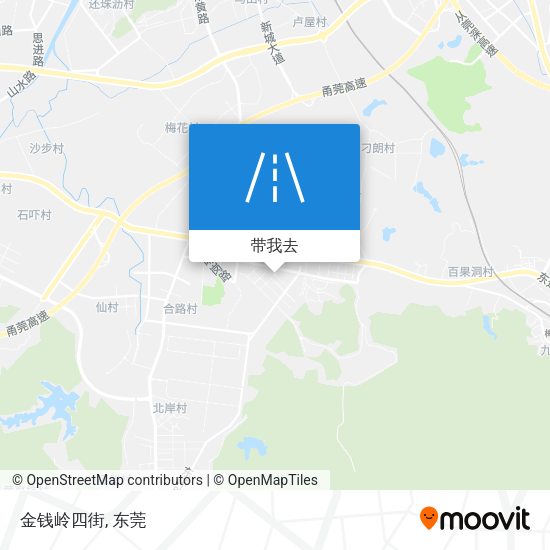 金钱岭四街地图