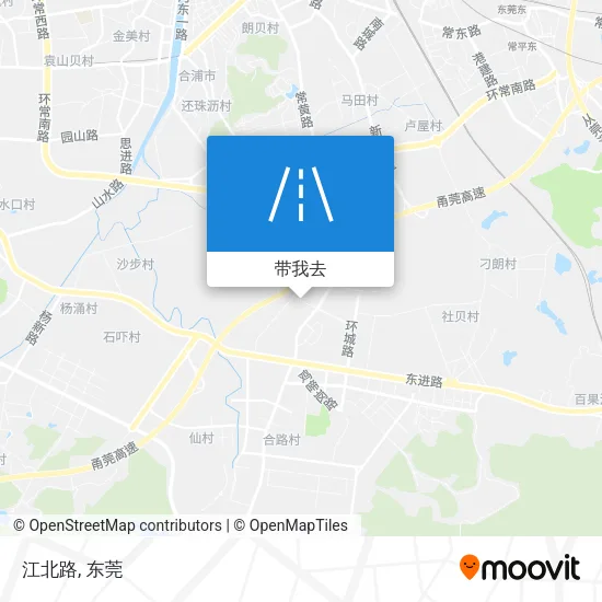 江北路地图