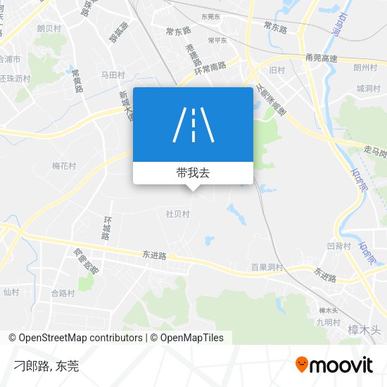刁郎路地图