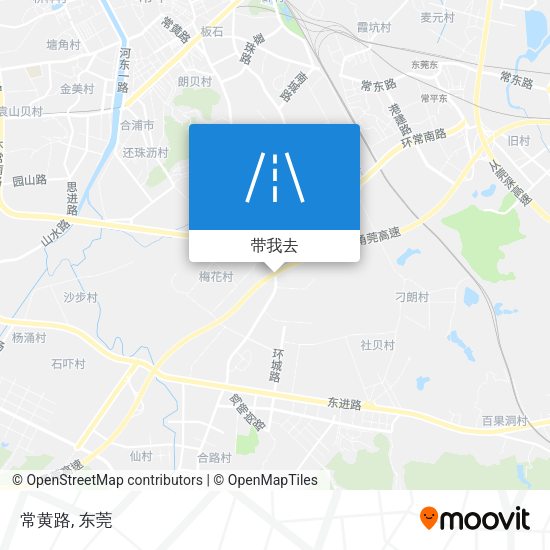 常黄路地图