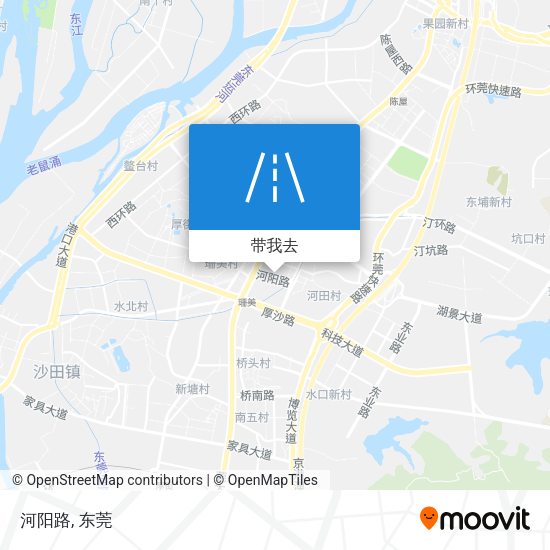河阳路地图