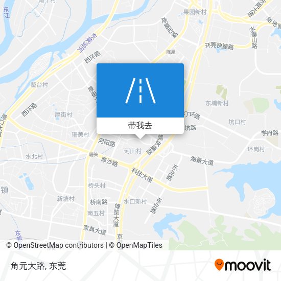 角元大路地图