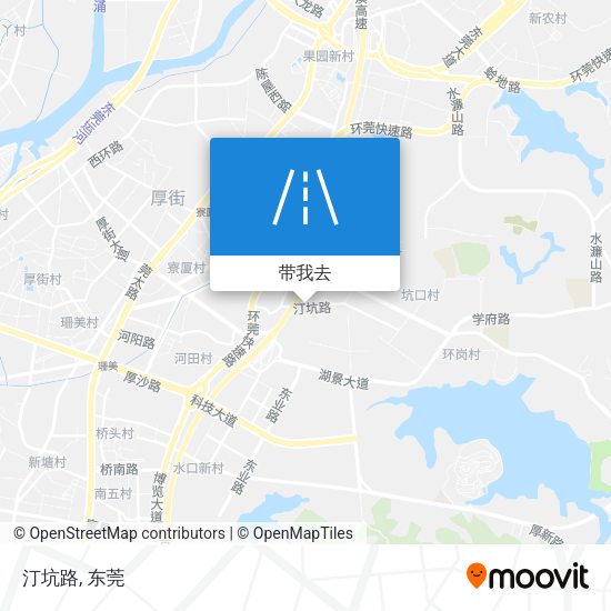 汀坑路地图