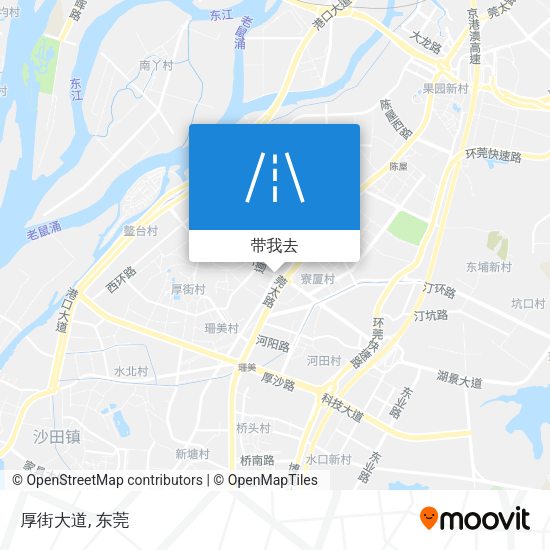 厚街大道地图