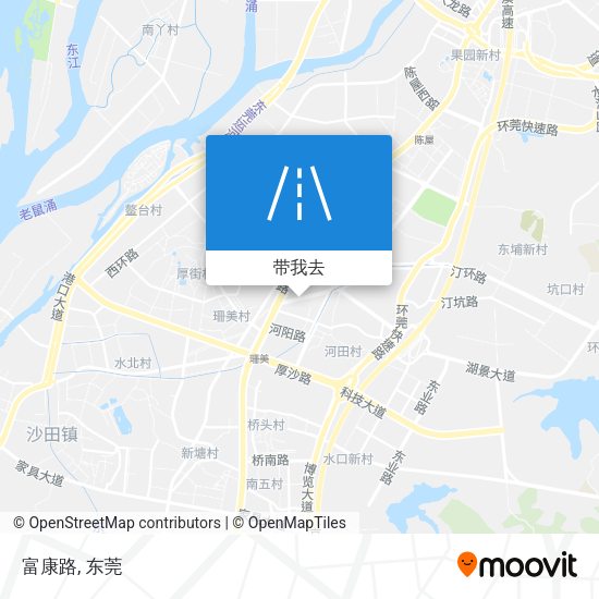 富康路地图