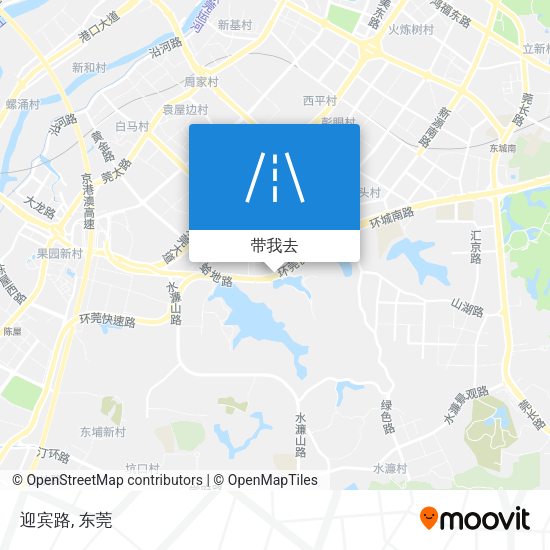 迎宾路地图
