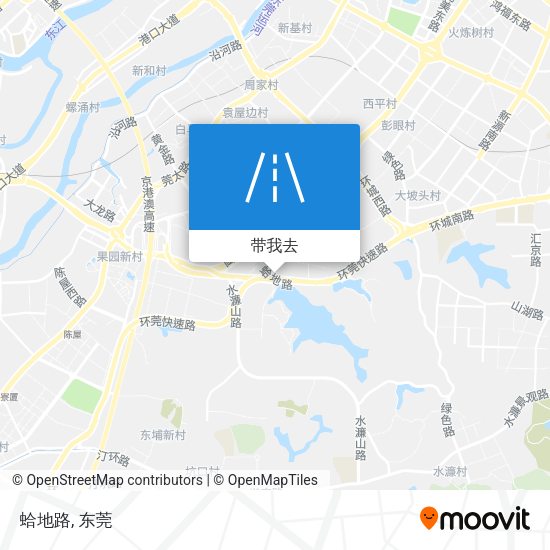蛤地路地图
