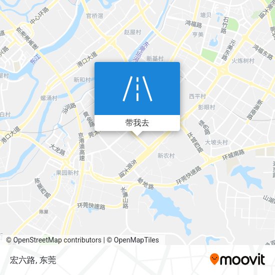 宏六路地图