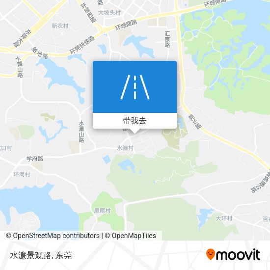 水濂景观路地图