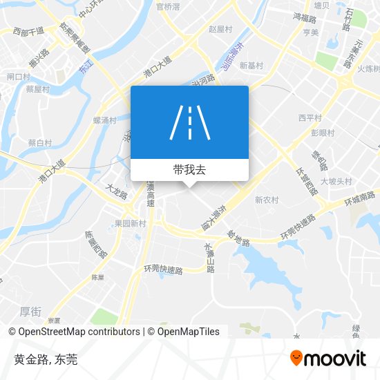 黄金路地图