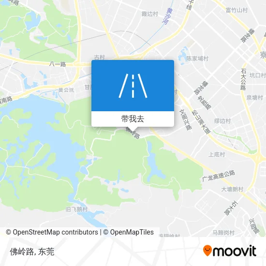 佛岭路地图