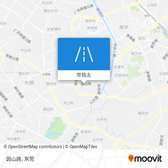 园山路地图