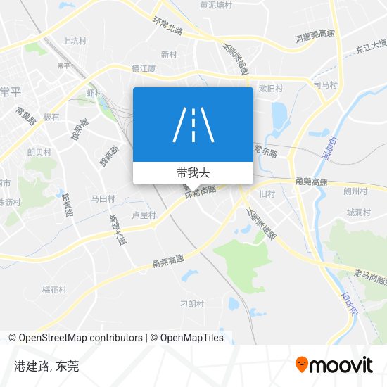 港建路地图