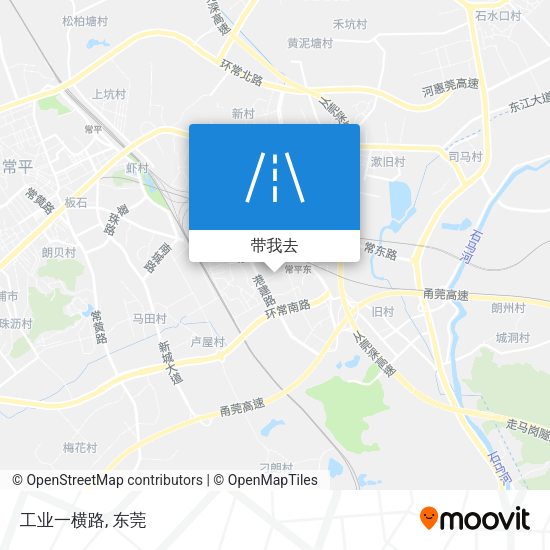 工业一横路地图