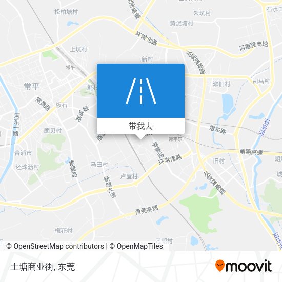 土塘商业街地图