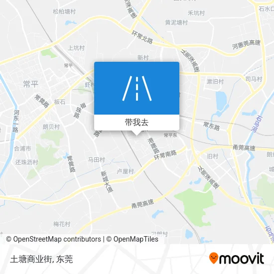 土塘商业街地图