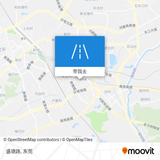 盛塘路地图