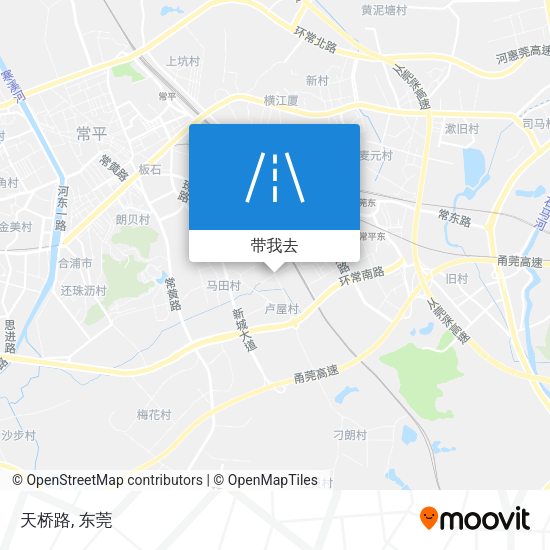 天桥路地图