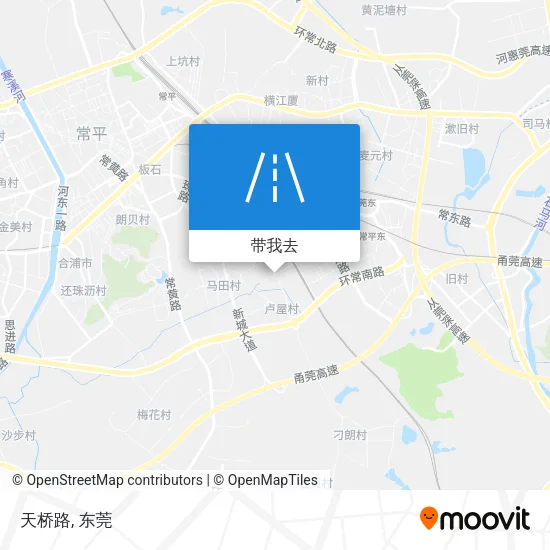 天桥路地图