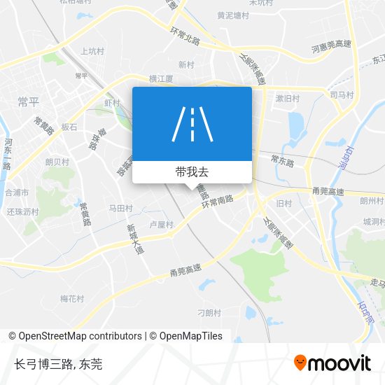长弓博三路地图