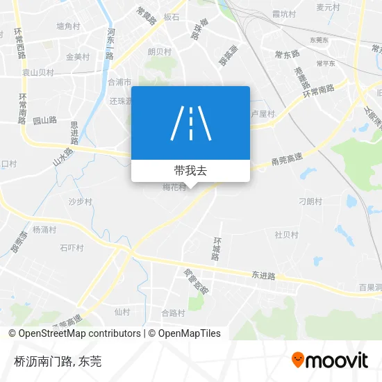 桥沥南门路地图