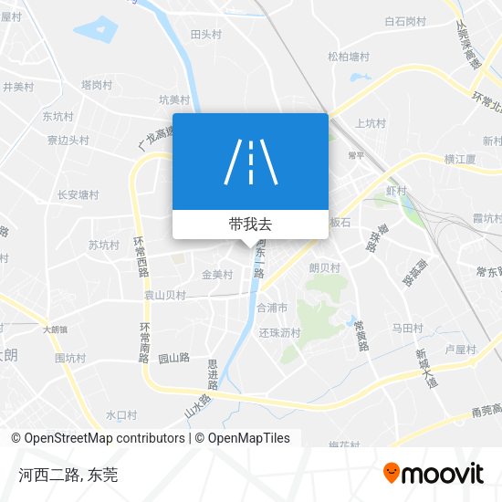 河西二路地图