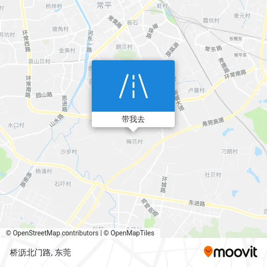 桥沥北门路地图
