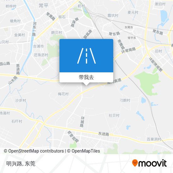 明兴路地图