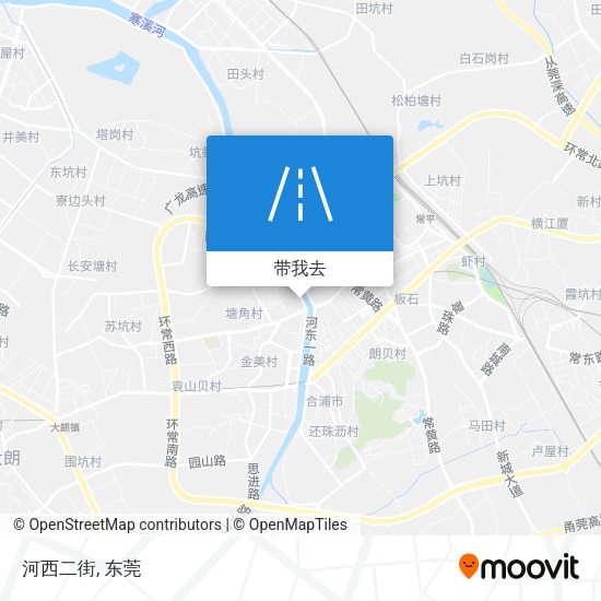 河西二街地图