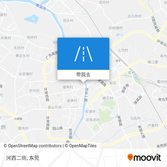 河西二街地图