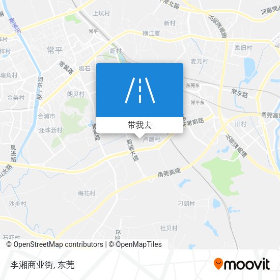 李湘商业街地图