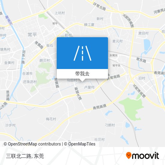 三联北二路地图