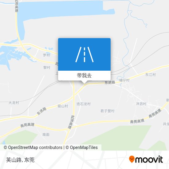 英山路地图