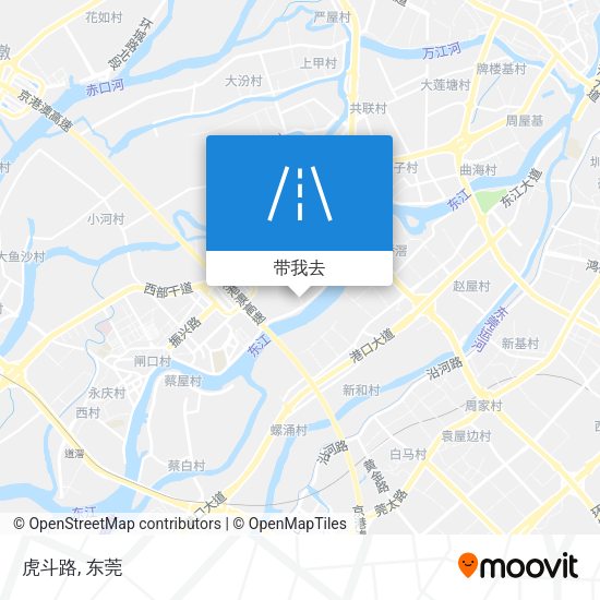 虎斗路地图