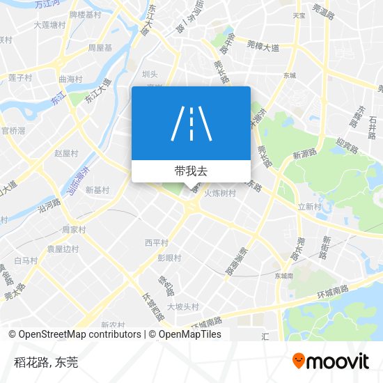 稻花路地图