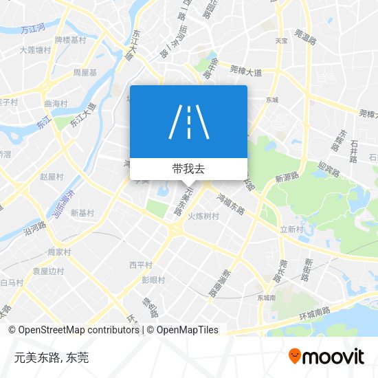 元美东路地图