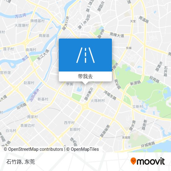 石竹路地图