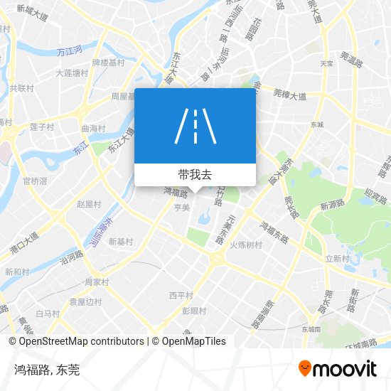 鸿福路地图
