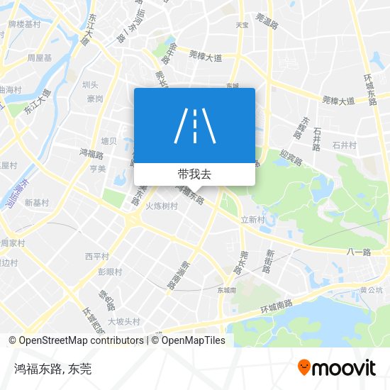 鸿福东路地图