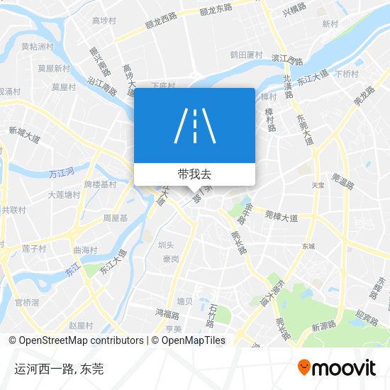 运河西一路地图