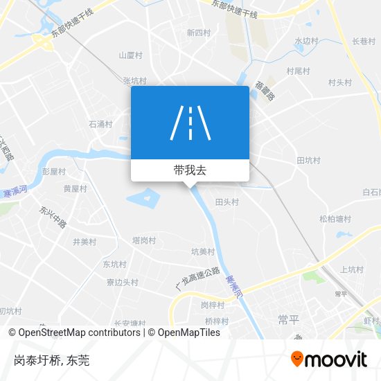 岗泰圩桥地图