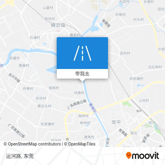 运河路地图