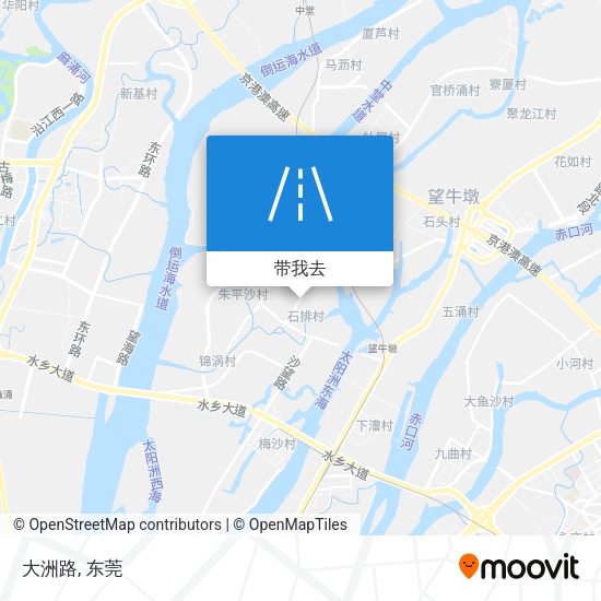 大洲路地图