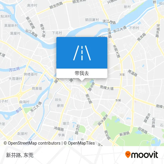 新芬路地图