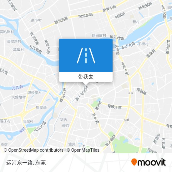 运河东一路地图