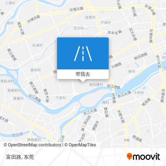 富田路地图