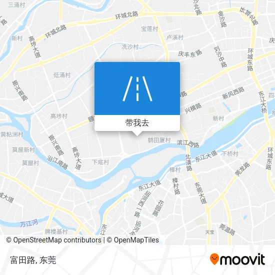富田路地图